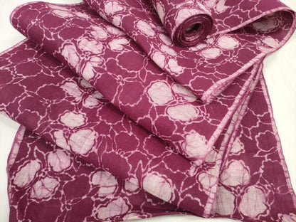 平和屋着物＊夏物 小紋 反物 着尺 紗 花尽くし 洗える着物 未使用 DABC1766zzz