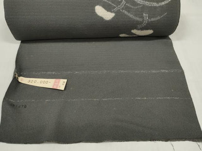 平和屋着物＊夏物 付下げ 反物 着尺 絞り 絽縮緬 千鳥 遠山松文 上代32万 逸品 未使用 DABC1768zzz