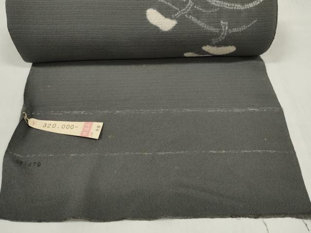 平和屋着物＊夏物 付下げ 反物 着尺 絞り 絽縮緬 千鳥 遠山松文 上代32万 逸品 未使用 DABC1768zzz