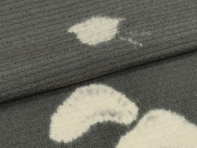 平和屋着物＊夏物 付下げ 反物 着尺 絞り 絽縮緬 千鳥 遠山松文 上代32万 逸品 未使用 DABC1768zzz