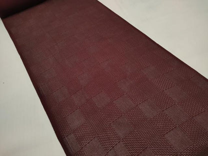 平和屋着物▽羽織・コート 反物 羽尺 スリーシーズン 春夏秋 塵除け 市松紋紗 葡萄色 逸品 未使用 DABC1773zzz