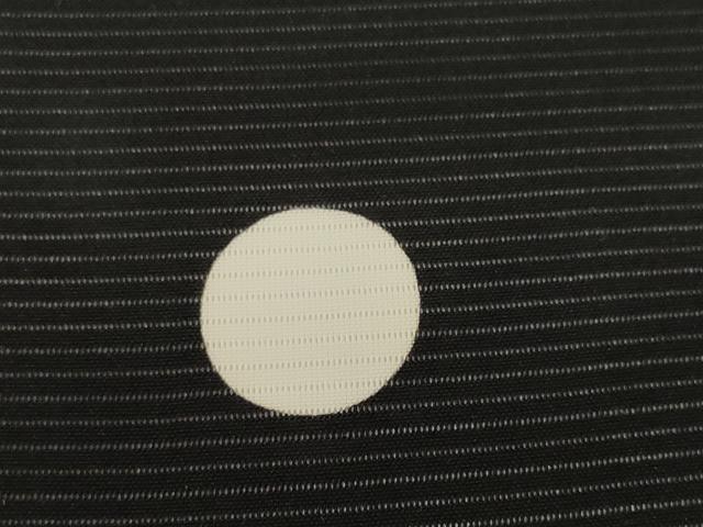 平和屋着物＊夏物 黒紋付 黒反物 着尺 湯のし前 駒絽 甲州優秀黒 藍下染 逸品 未使用 DABC1774zzz