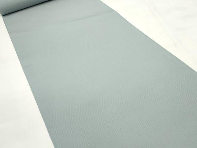 平和屋着物＊夏物 色無地 反物 着尺 色駒絽 五泉 堅牢染 灰青色 逸品 未使用 DABC1785zzz