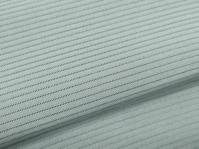 平和屋着物＊夏物 色無地 反物 着尺 色駒絽 五泉 堅牢染 灰青色 逸品 未使用 DABC1785zzz