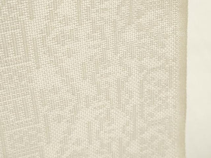 平和屋着物＊夏物 白生地 反物 着尺 幾何学地紋 生成り色 逸品 未使用 DABC1791zzz