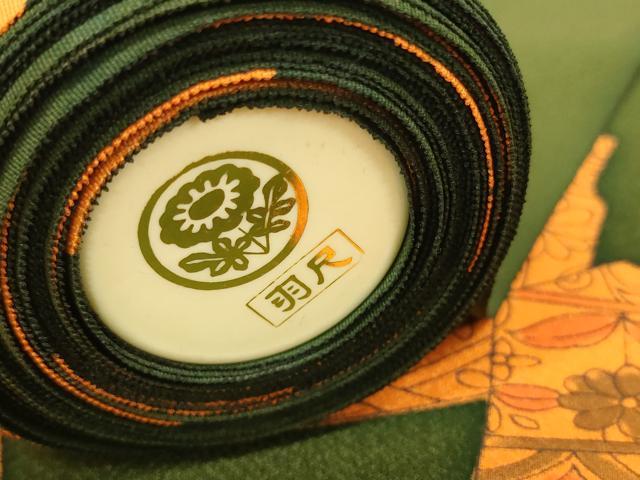 平和屋着物▼羽織・コート 反物 羽尺 破れ亀甲花文 逸品 未使用 DABC1802zzz