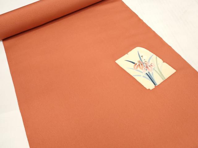 平和屋着物▼羽織・コート 反物 羽尺 友禅 破れ色紙菊梅文 逸品 未使用 DABC1806zzz