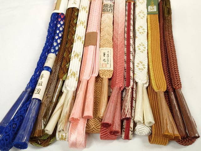 平和屋着物●和装小物　帯締め10本セット　礼装用　組紐　高麗組　笹浪組　作家物　金銀糸　逸品　未使用　DABC1840zzz