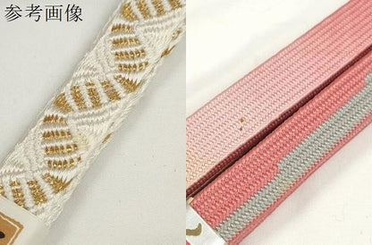 平和屋着物●和装小物　帯締め10本セット　礼装用　組紐　高麗組　金糸　逸品　未使用　DABC1846zzz