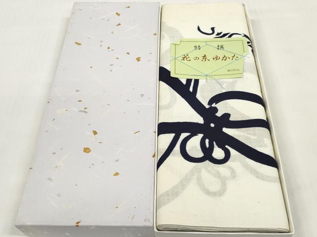 平和屋着物＊夏物 浴衣 反物 着尺 瓢箪 ひょうたん 綿 未使用 DABC1864zzz