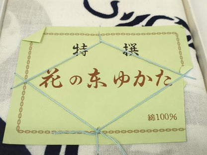 平和屋着物＊夏物 浴衣 反物 着尺 瓢箪 ひょうたん 綿 未使用 DABC1864zzz