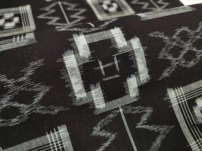 平和屋着物●久留米絣　反物　着尺　絣絵　坂田定作　証紙付き　綿　逸品　未使用　DABC1873zzz