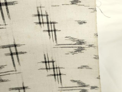 平和屋着物＊夏物 久留米絣 反物 着尺 絣絵 中島敏光作 証紙付き 綿 逸品 未使用 DABC1912zzz
