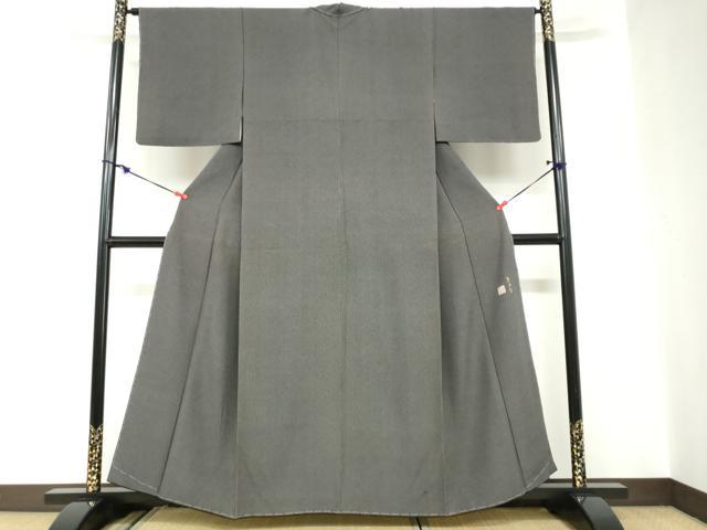 平和屋着物●江戸小紋　作家物　角通し　反端付き　正絹　逸品　未使用　DABC2017ud