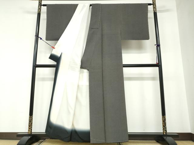 平和屋着物●江戸小紋　作家物　角通し　反端付き　正絹　逸品　未使用　DABC2017ud