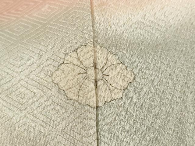 平和屋着物●訪問着　作家物　流水草花籬文　暈し染め　金彩　正絹　逸品　DABC2023ud