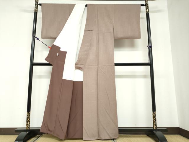 平和屋着物●江戸小紋　幾何学丸文　正絹　逸品　DABC2024ud
