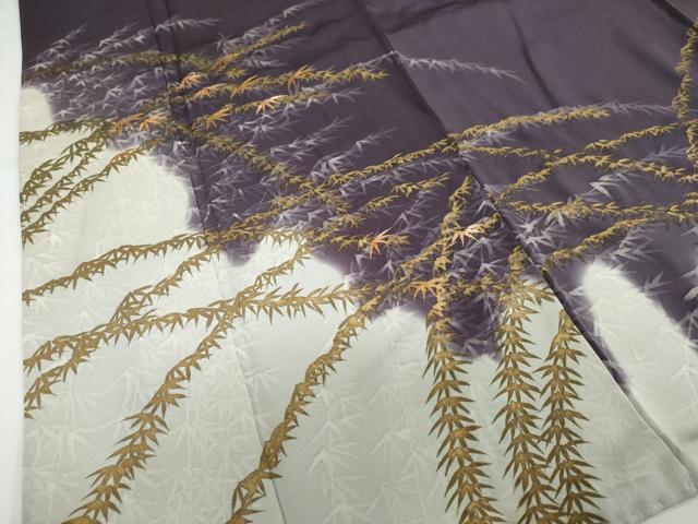 平和屋着物●豪華色留袖　駒刺繍　手描き　笹文　金彩　ぎんざ秀粋　正絹　逸品　DABC2027ud