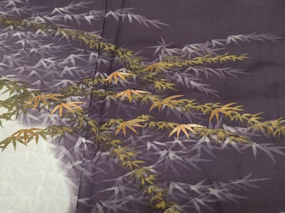平和屋着物●豪華色留袖　駒刺繍　手描き　笹文　金彩　ぎんざ秀粋　正絹　逸品　DABC2027ud