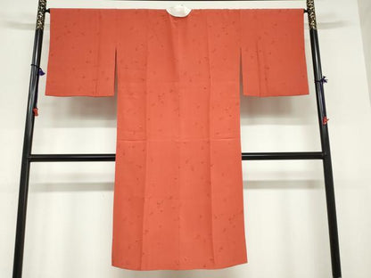 平和屋着物●長襦袢 無双仕立て 草花鈴文 正絹 逸品 DABC2040ud