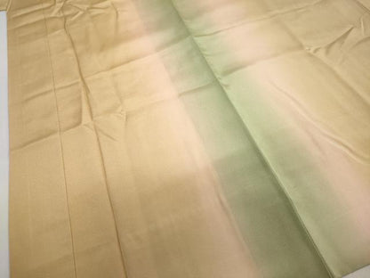 平和屋着物●長襦袢 袷 霞文 暈し染め 半衿刺繍 正絹 逸品 DABC2041ud