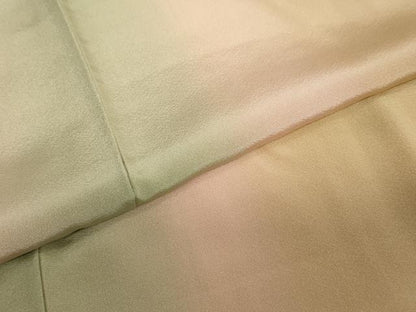 平和屋着物●長襦袢 袷 霞文 暈し染め 半衿刺繍 正絹 逸品 DABC2041ud