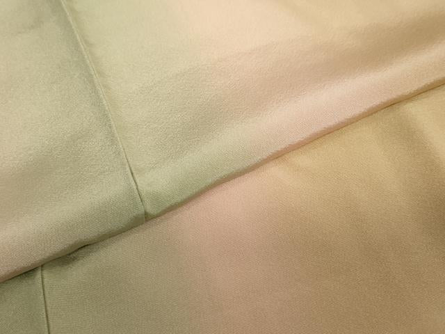 平和屋着物●長襦袢 袷 霞文 暈し染め 半衿刺繍 正絹 逸品 DABC2041ud