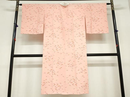 平和屋着物●長襦袢　無双仕立て　唐辛子　正絹　逸品　未使用　DABC2044ud