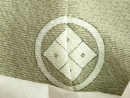 平和屋着物●上質な色無地 柳茶色 正絹 逸品 未使用 DABC2086ud