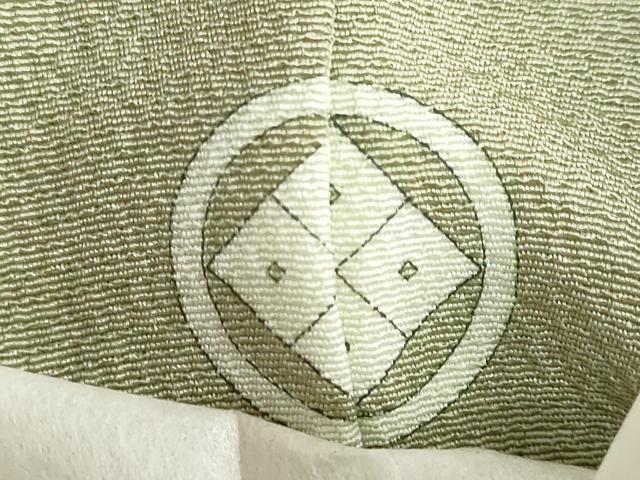 平和屋着物●上質な色無地 柳茶色 正絹 逸品 未使用 DABC2086ud