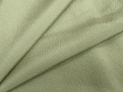 平和屋着物●上質な色無地 柳茶色 正絹 逸品 未使用 DABC2086ud