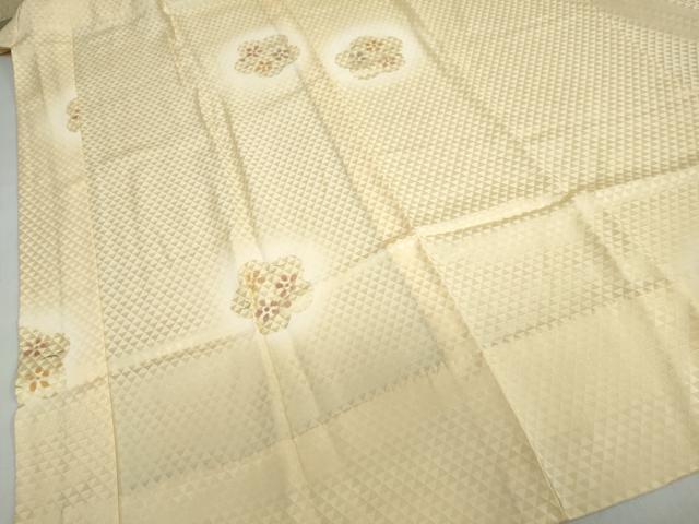 平和屋着物●長襦袢　無双仕立て　舞花文　正絹　逸品　DABC2095ud