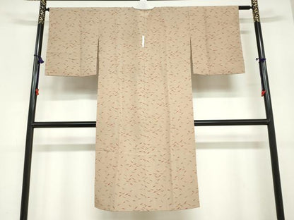 平和屋着物●長襦袢　無双仕立て　唐辛子　正絹　逸品　DABC2097ud