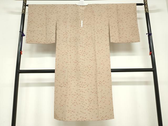 平和屋着物●長襦袢　無双仕立て　唐辛子　正絹　逸品　DABC2097ud