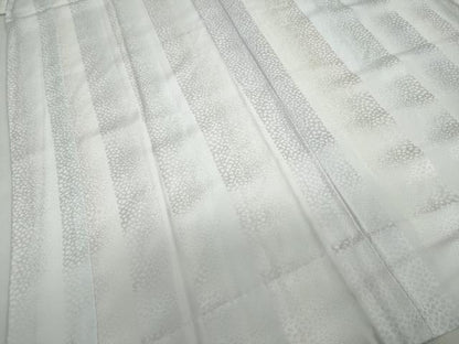 平和屋着物●長襦袢　無双仕立て　霞文　暈し染め　半衿刺繍　正絹　逸品　DABC2098ud