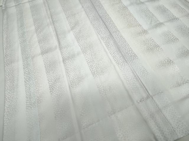 平和屋着物●長襦袢　無双仕立て　霞文　暈し染め　半衿刺繍　正絹　逸品　DABC2098ud