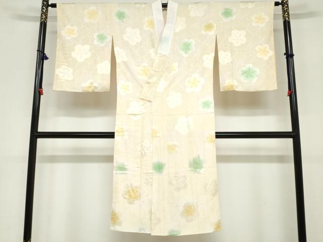 平和屋着物●長襦袢 袷 花尽くし文 正絹 逸品 DABC2100ud