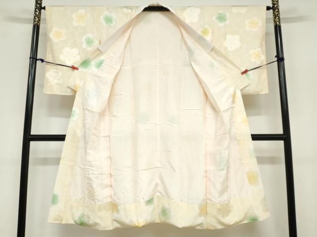 平和屋着物●長襦袢 袷 花尽くし文 正絹 逸品 DABC2100ud