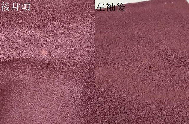 平和屋着物●訪問着　駒刺繍　絞り　流水草花文　金銀彩　正絹　逸品　DABC2120ud