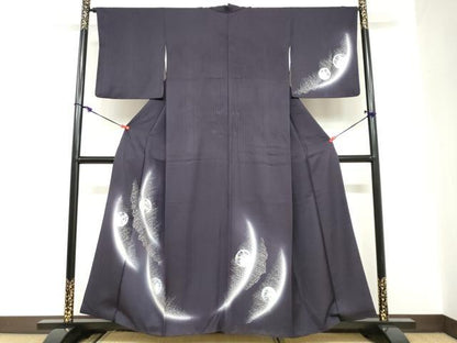 平和屋着物●訪問着 草花丸文 金銀彩 正絹 逸品 DABC2123ud