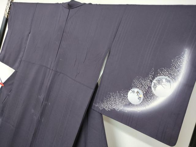 平和屋着物●訪問着 草花丸文 金銀彩 正絹 逸品 DABC2123ud