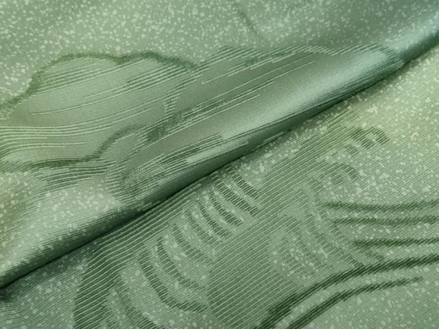 平和屋着物▼訪問着　モール織　浜松文　暈し染め　正絹　逸品　DABC2147ud