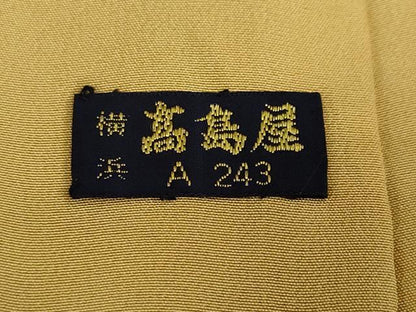 平和屋着物▼上質な紬 絣文様 高島屋扱い 正絹 逸品 DABC2162ud