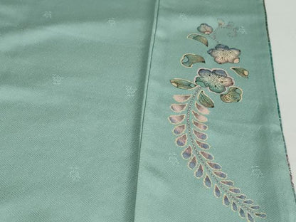 平和屋着物●訪問着　流水辻が花　金彩　正絹　逸品　DABC2174ud