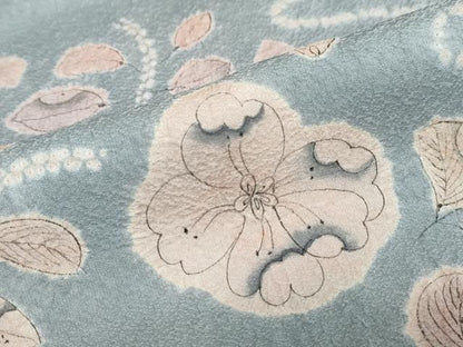 平和屋着物●訪問着　絞り　辻が花　正絹　逸品　DABC2199ud