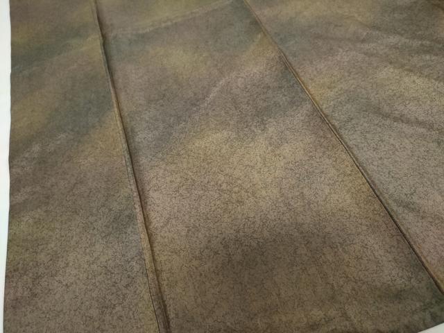 平和屋着物●本場染大島紬　霞文　小田急百貨店扱い　正絹　逸品　DABC2224ud