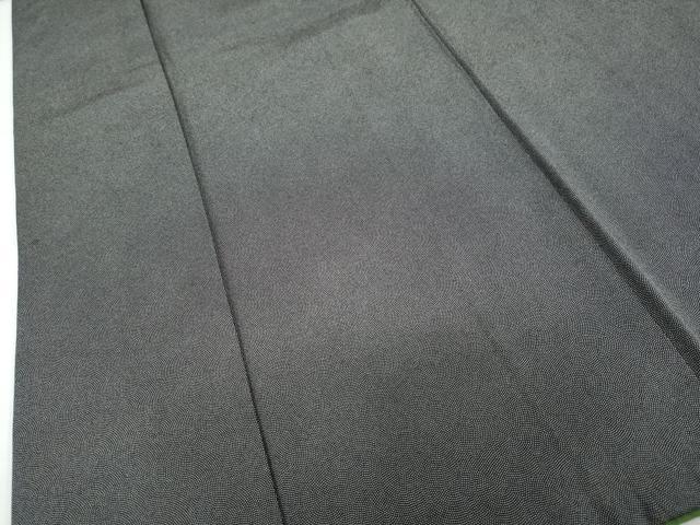 平和屋着物●江戸小紋　鮫小紋柄　黒地　正絹　逸品　DABC2231ud