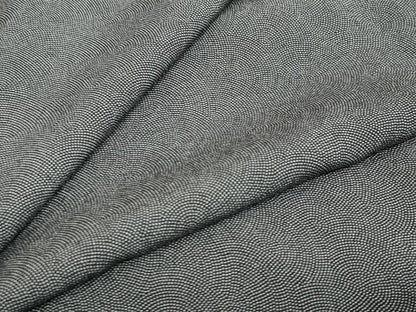平和屋着物●江戸小紋　鮫小紋柄　黒地　正絹　逸品　DABC2231ud
