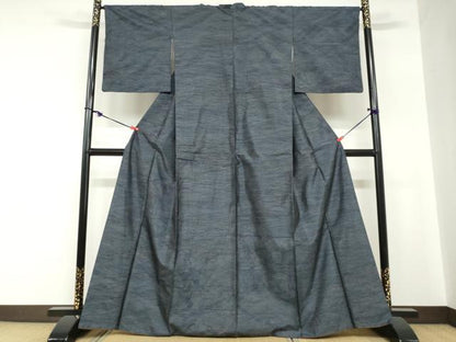平和屋着物●本場大島紬　抽象文様　正絹　逸品　DABC2239ud