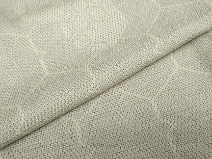 平和屋着物●本塩沢　110亀甲　亀甲文　正絹　逸品　DABC2243ud